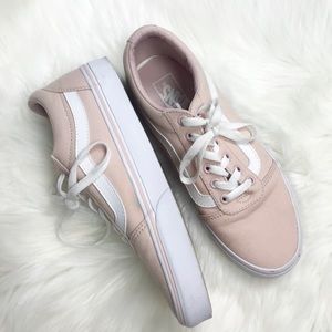 Pink Vans Ward Canvas Shoes Sneakers